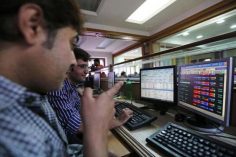 Sensex rises 100 points