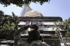 Sensex rises 200 points, Nifty above 10850, Infosys shares up 3%