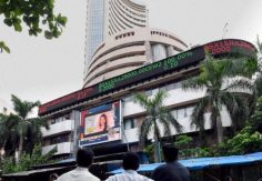 Sensex opens in red; broader market shine