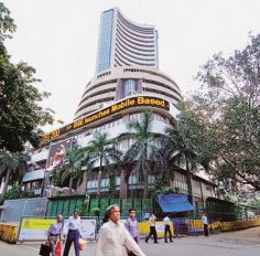 Sensex jumps 300 points, Nifty rises above 10,300, FMCG, IT stocks gain