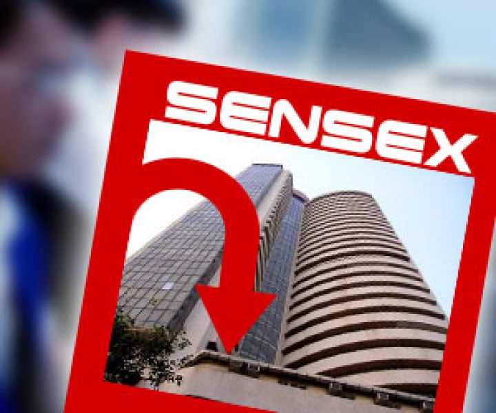 Sensex near 2-month lows, drops 162 pts