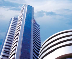 Sensex gains over 100 points, Nifty above 10,250, banking stocks extend losses
