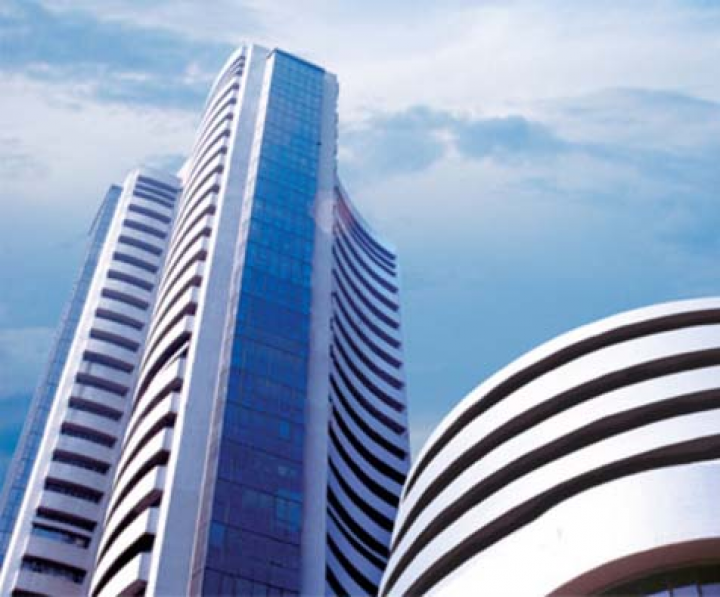 Sensex gains over 100 points, Nifty above 10,250, banking stocks extend losses