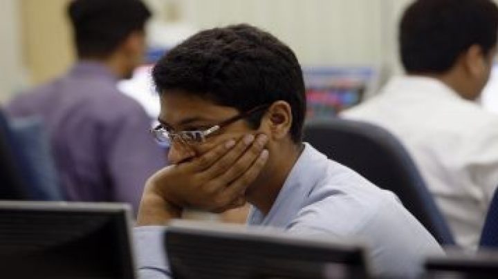 Sensex slips 340 pts on global woes; Q2 nos lift Infosys 7%
